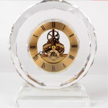 Рекламные Кристалл настольные часы Кристалл подарок для бизнес-сувениры подарки